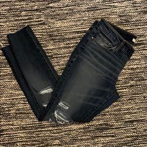 Day trip lynx ankle skinny dark washed jeans